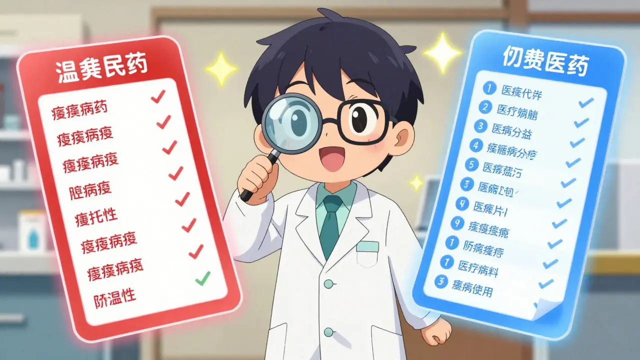 Moe style pharmacist comparing medication lists